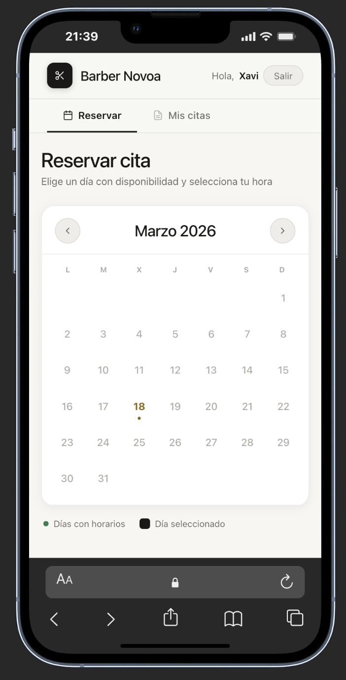 App Peluquería